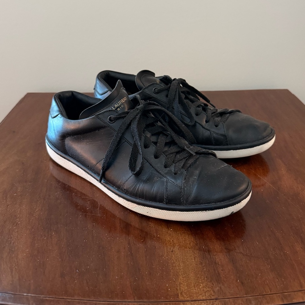 Saint Laurent Leather Sneakers